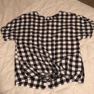 Gingham madewell t shirt